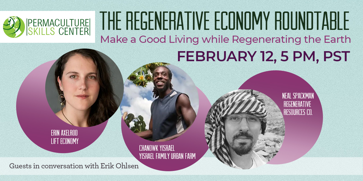 Make a Good Living Regenerating the Earth Feb 12 2020